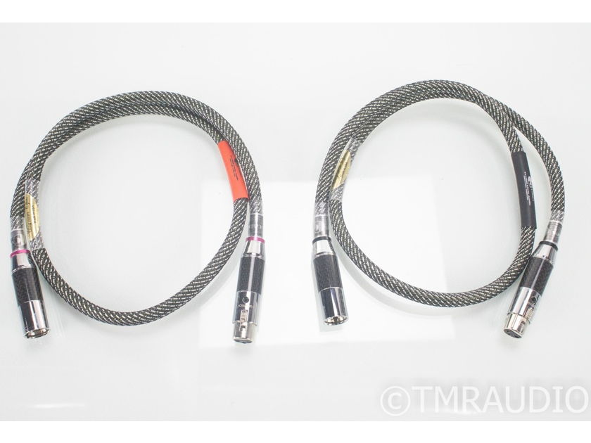 Crystal Clear Audio Magnum Opus XLR Cables; 1m Pair Balanced Interconnects; CCAC (18704)