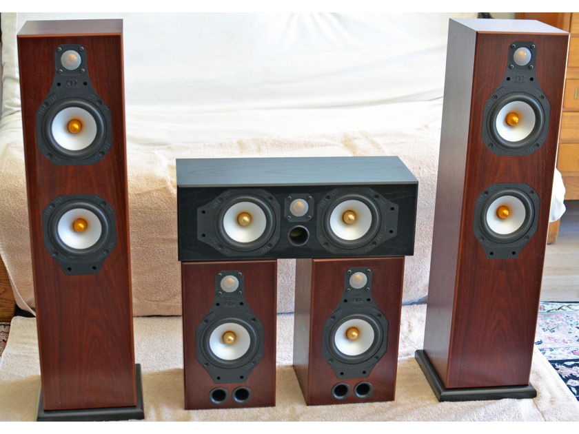 Monitor Audio 5 Speaker Bundle: 2 x Silver 5i, 2 x Silver 3i, Silver Centre 10i