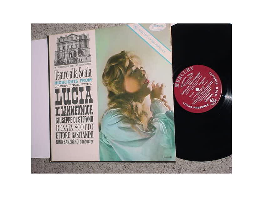 Mercury Living Presence MG50261 LP Record Teatro Alla Scala highlights from Donizetti Lucia