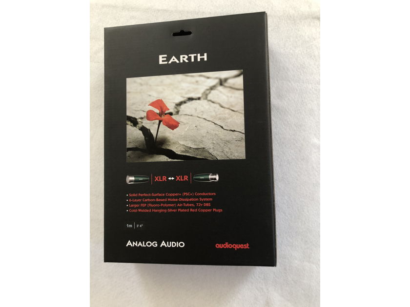 AudioQuest Earth xlr brand new 1m