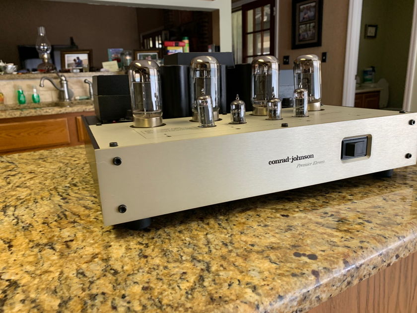 Conrad Johnson Premier 11A-C1  TEFLON  Updated Summer 2020 with Cage "SUPERB CONDITION"- First Watt, Cary Audio, Pass Labs, Tube Amp, PRIMALUNA