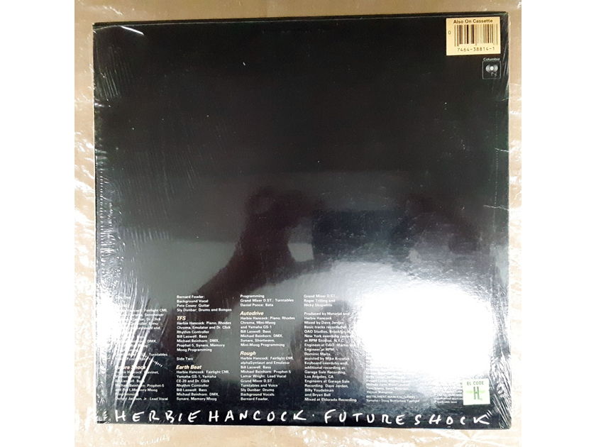 Herbie Hancock – Future Shock 1983 EX VINYL LP IN SHRINK Columbia FC 38814