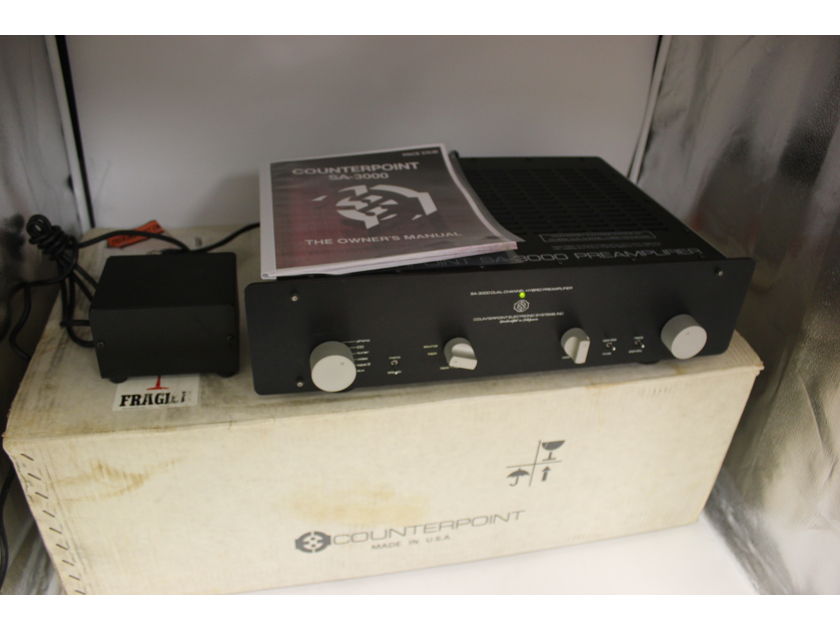 Counterpoint SA-3000 Hybrid (Tube & Solid State) Preamplifier in Original Box