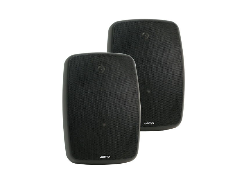 Jamo I/O 1A2 Outdoor Speakers; Black Pair (New/box damage) (26335)