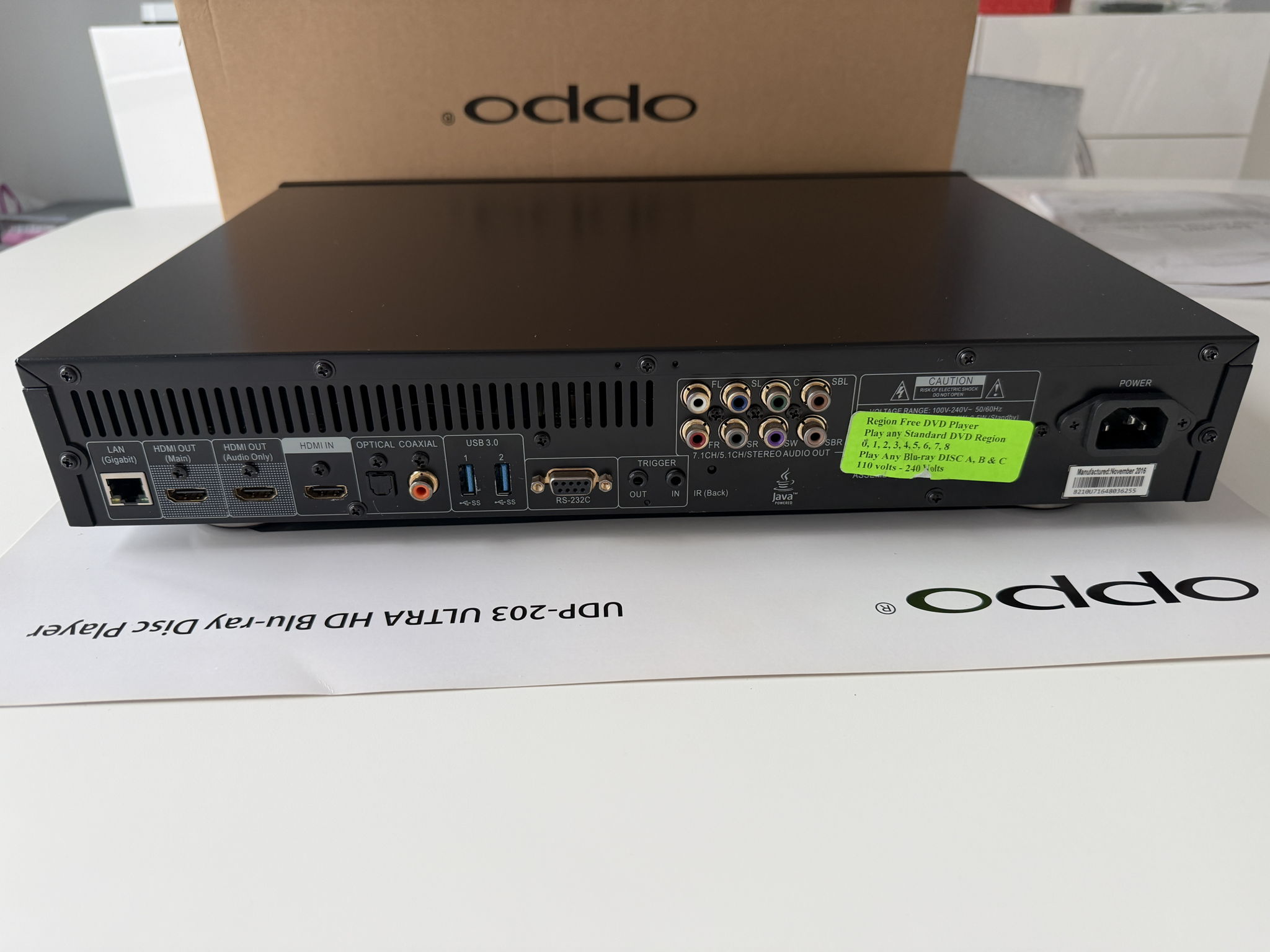 OPPO UDP-203 Blue-Ray Disc Player 7