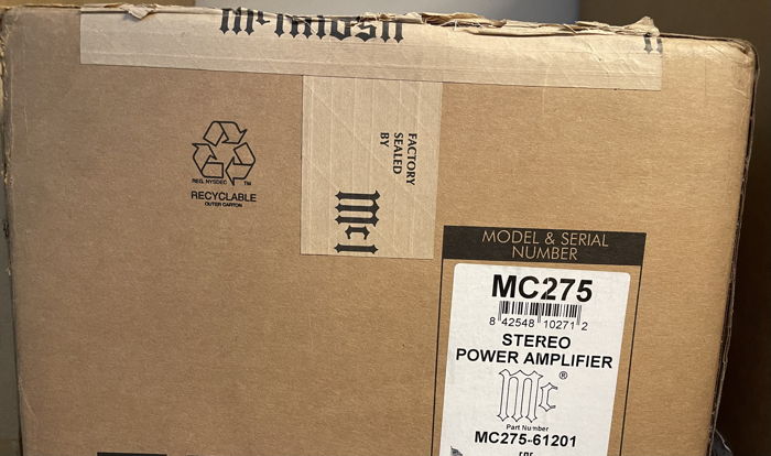 Brand new factory sealed McIntosh  MC275 MkVI tube ampl...