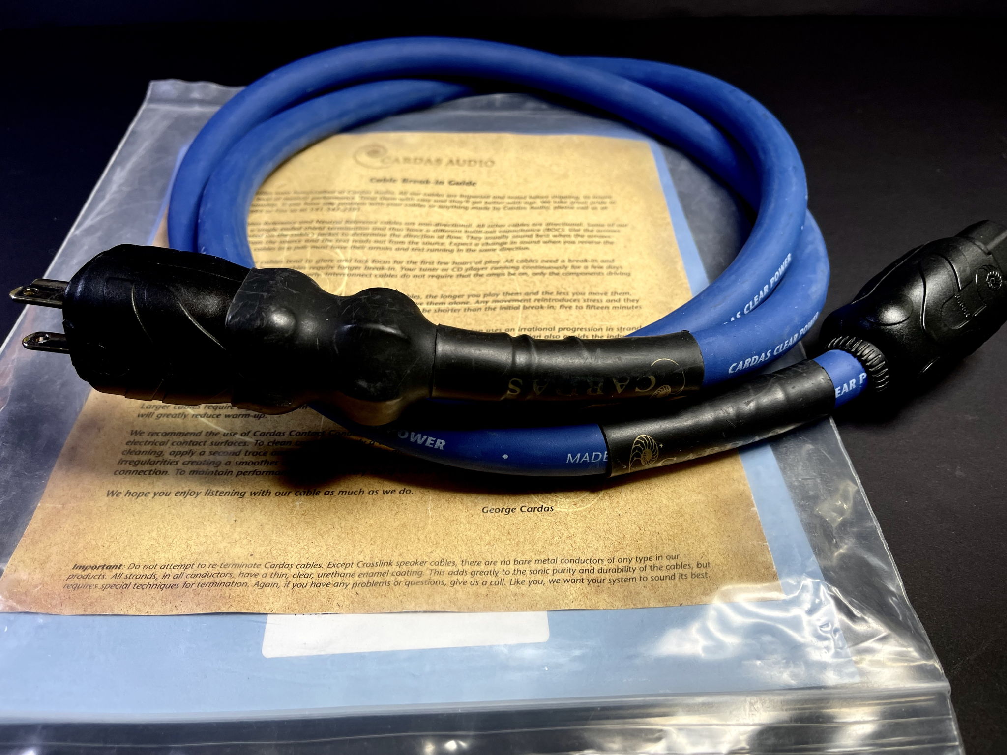 Cardas  Clear Power Cable 1m