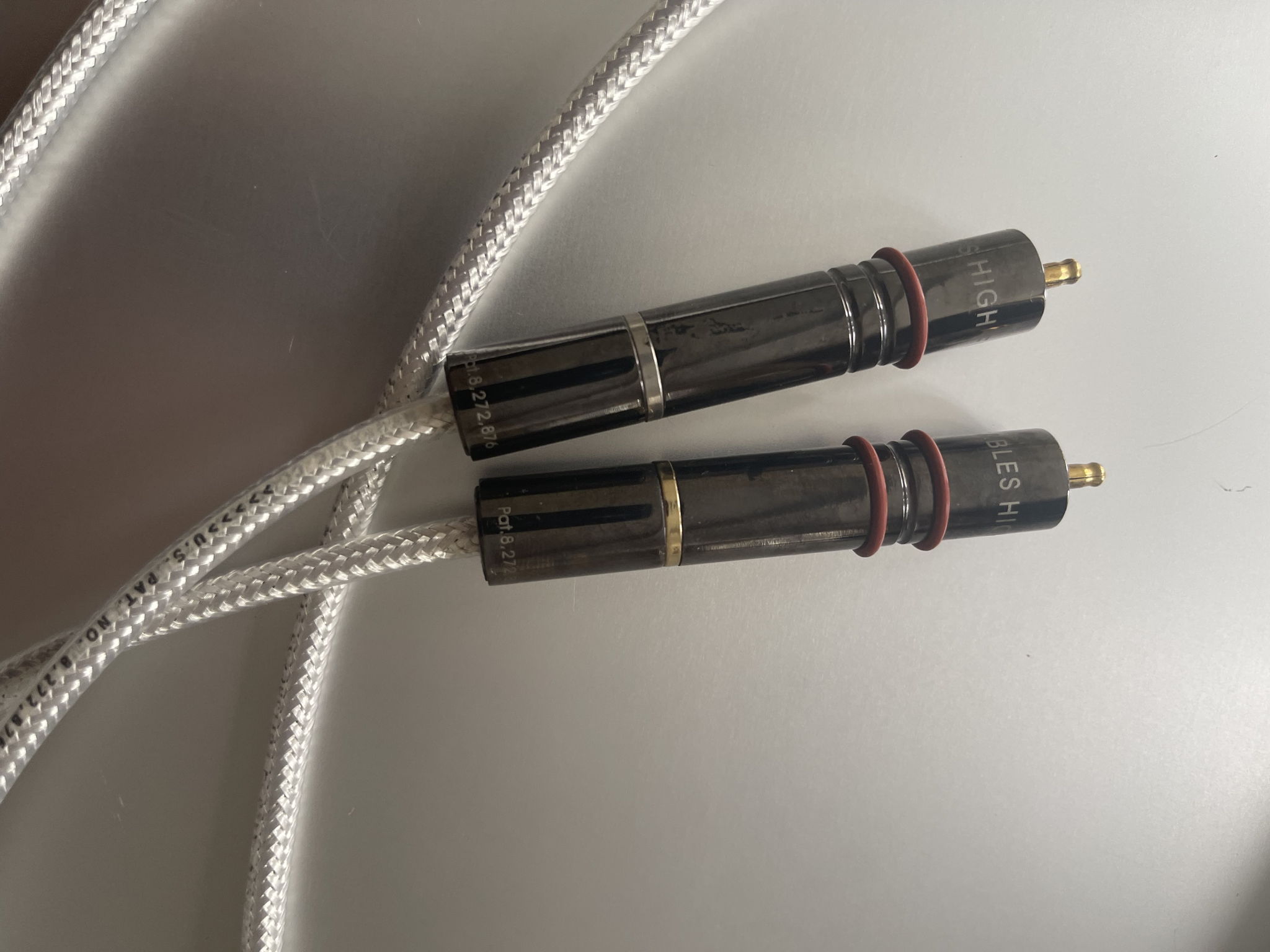 High Fidelity Cables CT-1 Ultra interconnect USED 8/10 ... 4