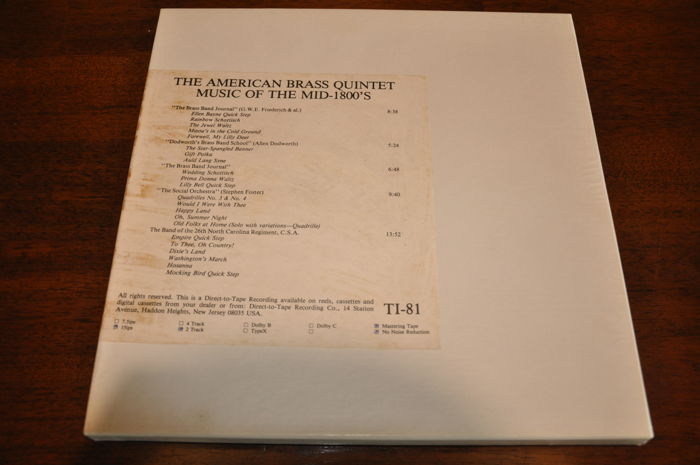The American Brass Quintet - Music of the Mid 1800's MA...