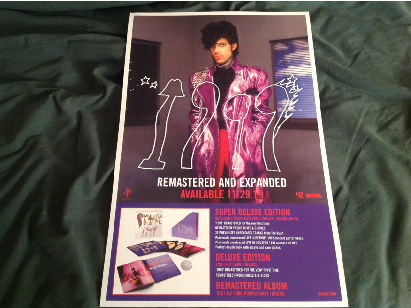 Prince  1999 Remastered And Expanded RSD Poster