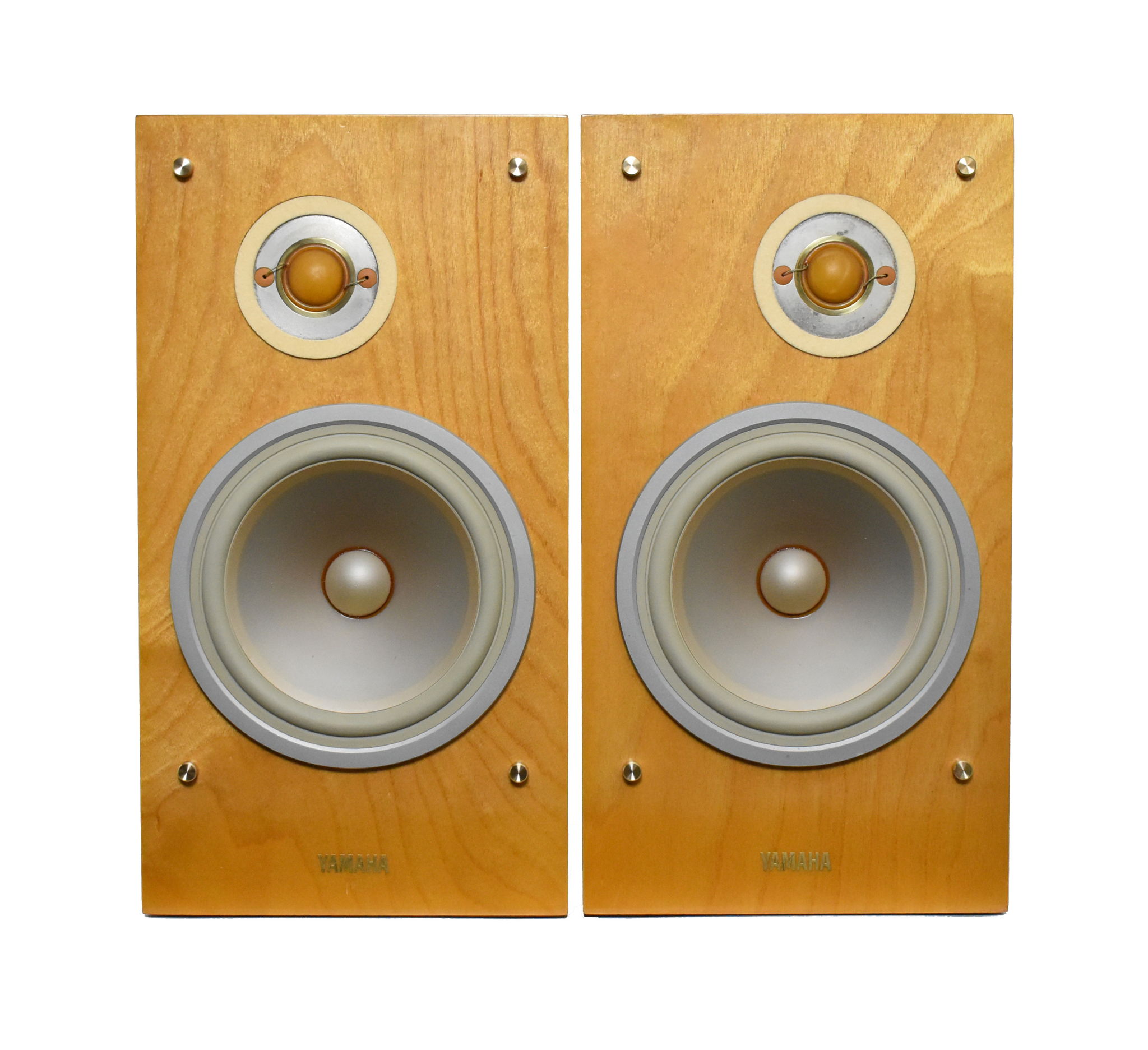 (2) Yamaha NS 1 2-Way 6-Ohms Bookshelf Stereo Speakers ... 4