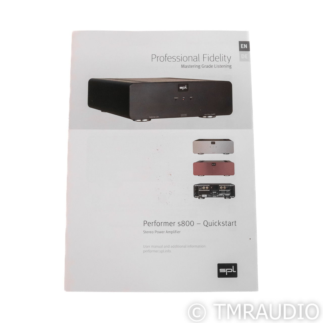 SPL Performer s800 Stereo Power Amplifier (71135) 9