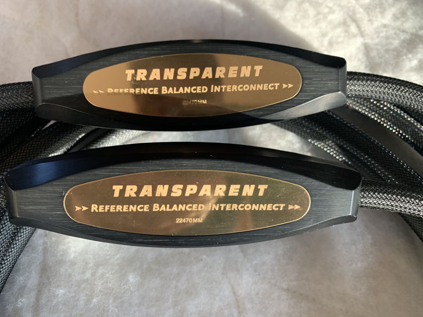 Transparent Audio Reference Balanced MusicLink MM(RBL10) XLR Cables -10ft/Pair