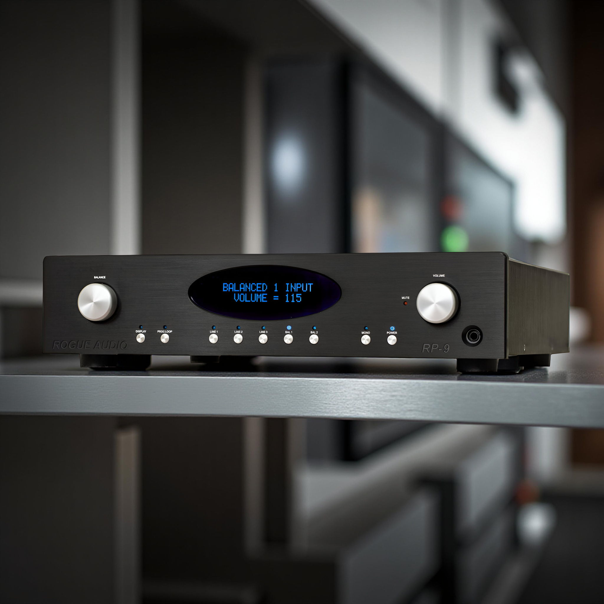 Rogue Audio RP-9 Fully Balanced Tube Preamplifier - Black