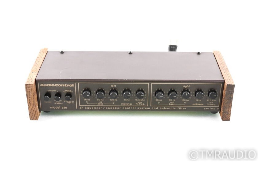 AudioControl Model 520 Vintage Stereo Parametric Equalizer; Series B (28355)