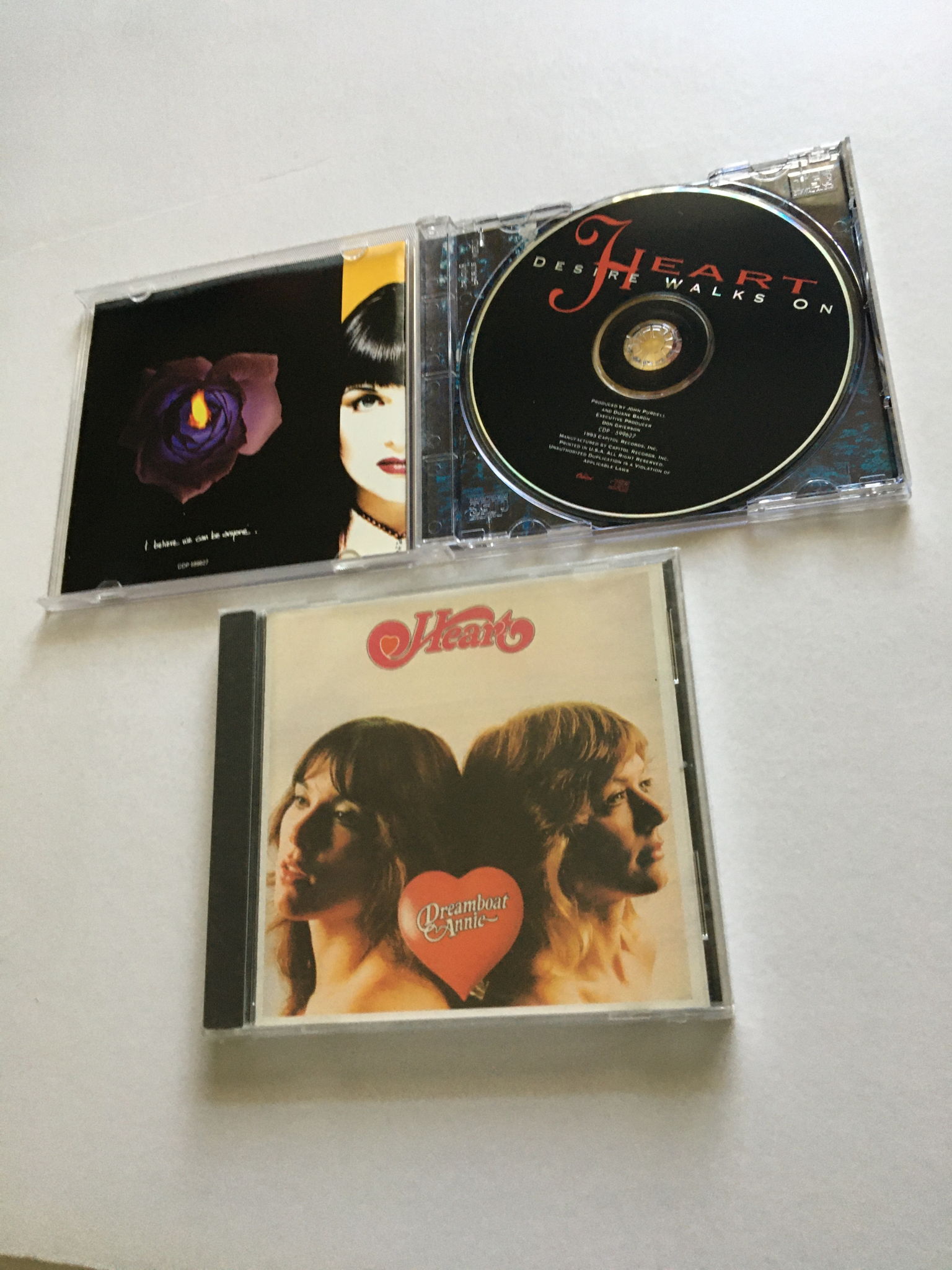 Heart 2 cd  Dreamboat Annie is sealed Desire walks on used 2