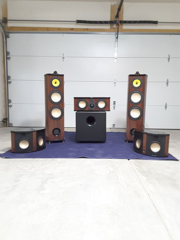 Swans Speaker Systems Diva 6.1, C3 (center), R3 (surrou...