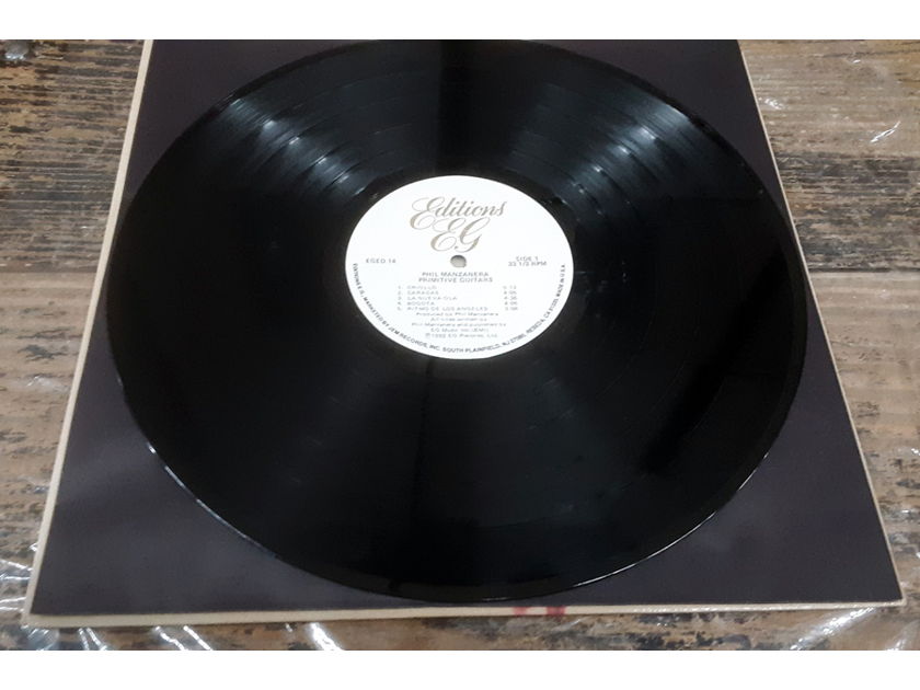 Phil Manzanera – Primitive Guitars NM Vinyl LP 1982 Editions EG EGED 14