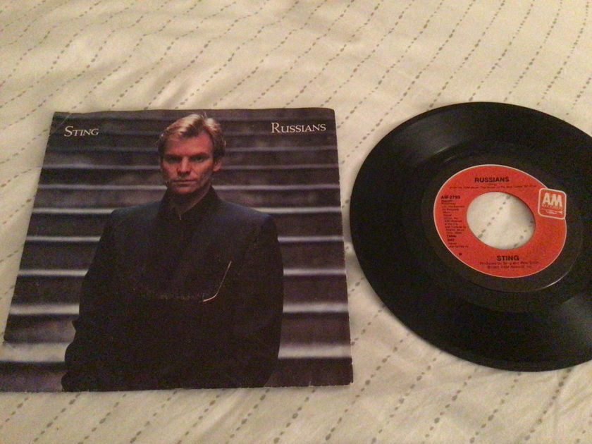 Sting 45 With Picture Sleeve  Russians/Gabriel’s Message