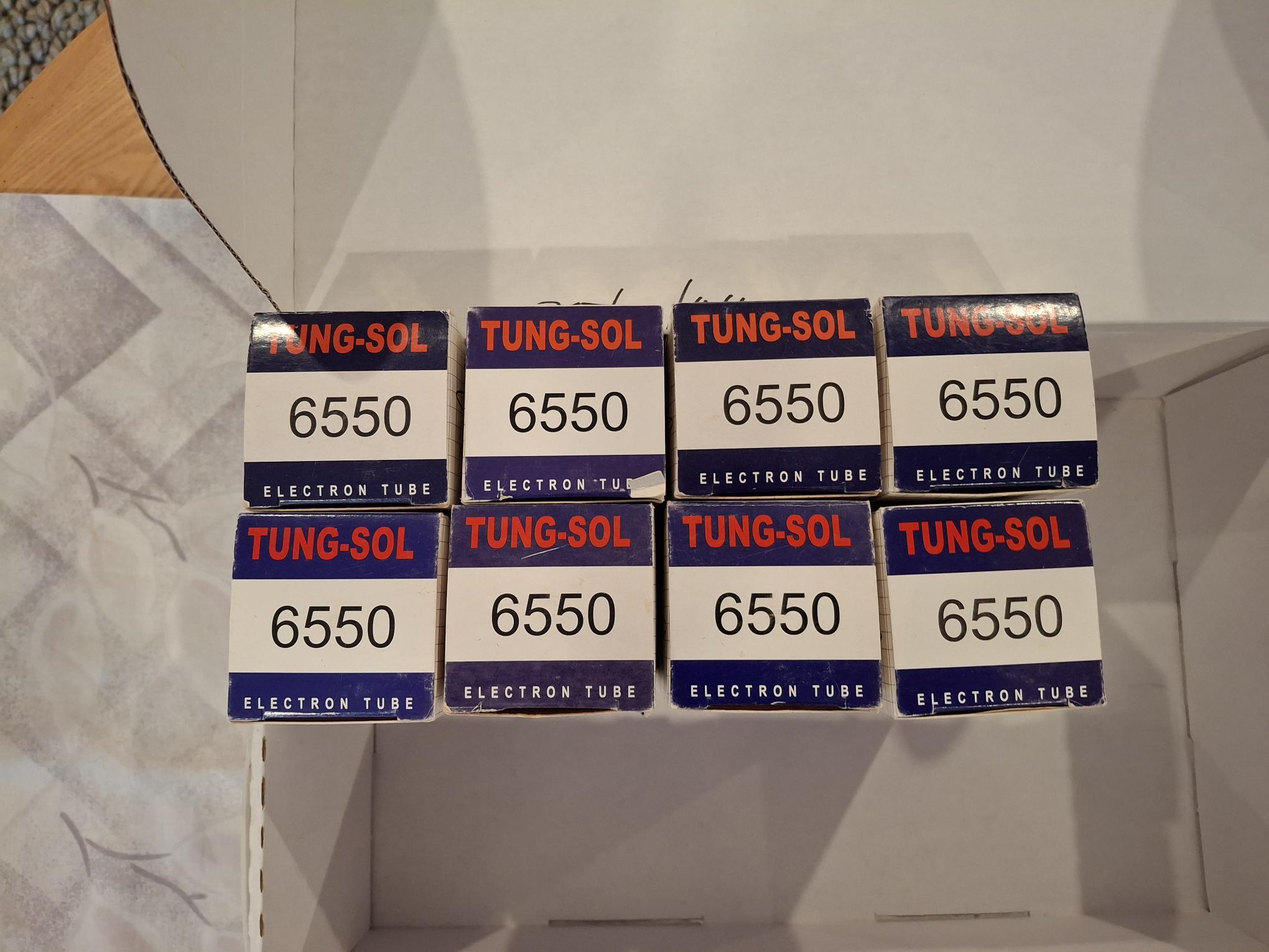 Svetlana Tubes 6550C Winged C - TWO QUADS AVAILABLE 12