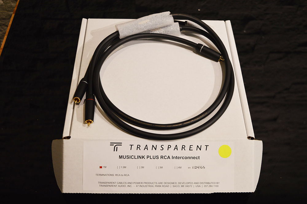 Transparent Audio MusicLink Plus RCA Interconnect - 1M ... 3