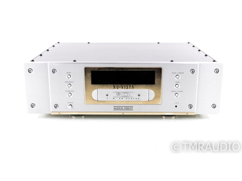 Musical Fidelity Nu-Vista 3D CD Player; Remote (20940)