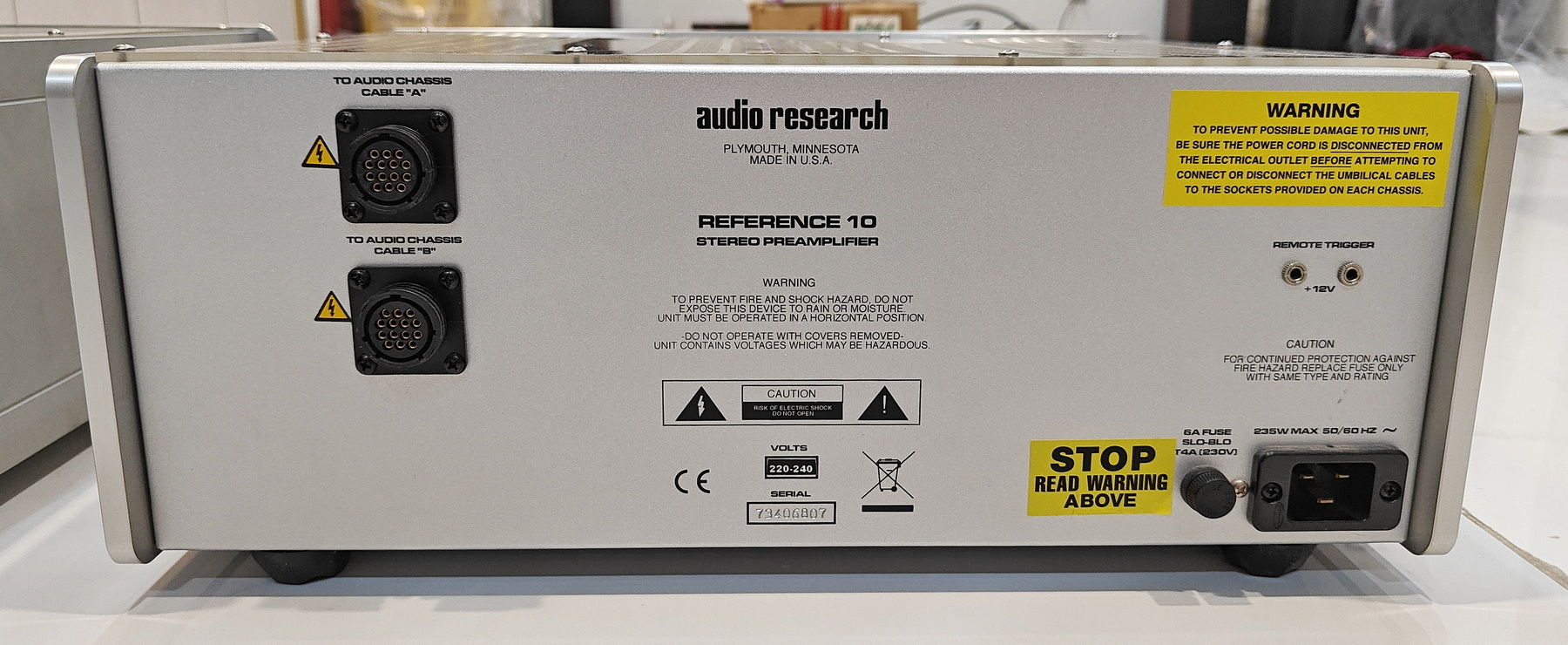 Audio Research Reference 10 line tube preamp . Free shi... 13