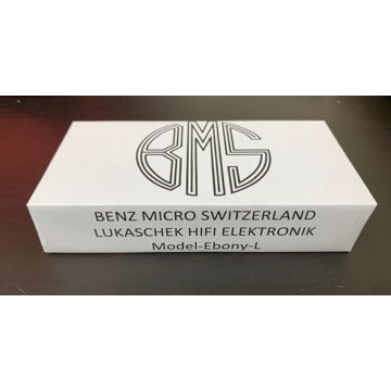 Benz Micro Ebony L Rare and New!!