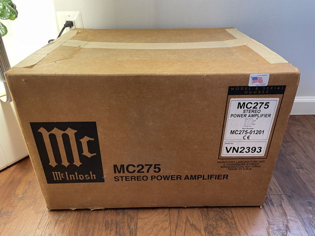 NEW McIntosh MC275 mk IV Tube Power Amplifier Audiophil...