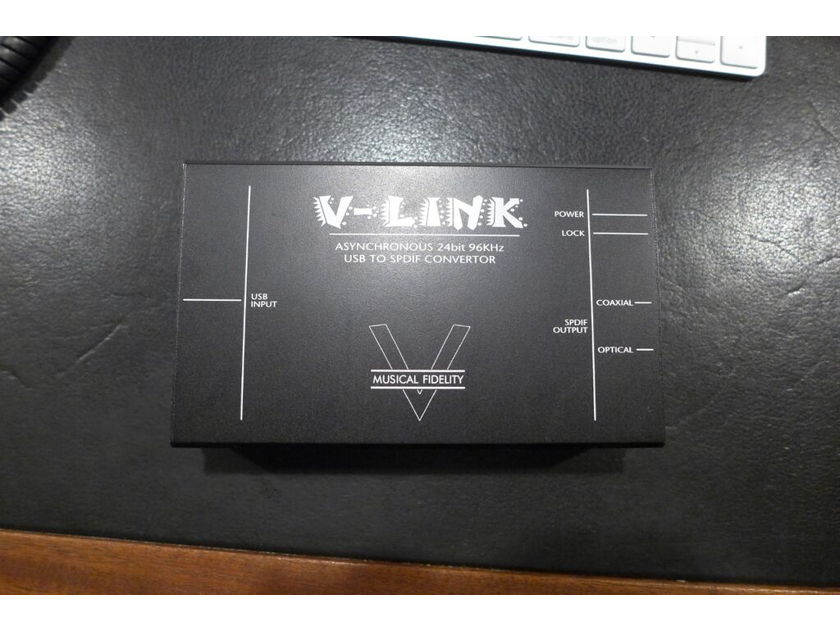 Musical Fidelity V-Link USB to spdif Converter 24/96k