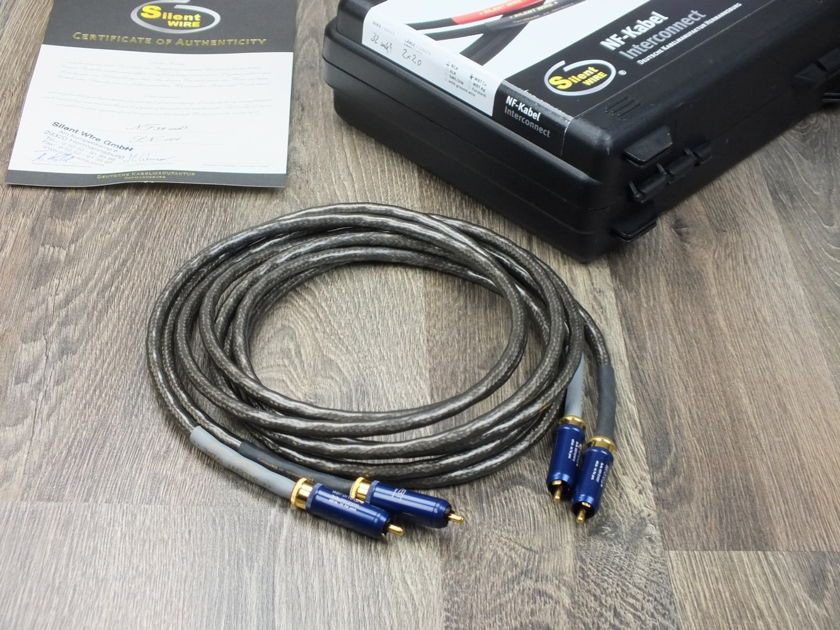 Silent Wire NF-32 Mk2 interconnects RCA 2,0 metre
