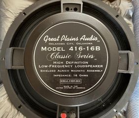 Great Plains Audio 416-16B 16 Ohm 12" Low Frequency Dri... 3