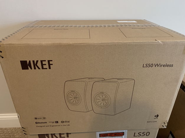 KEF LS50 Wireless Brand New White / Copper