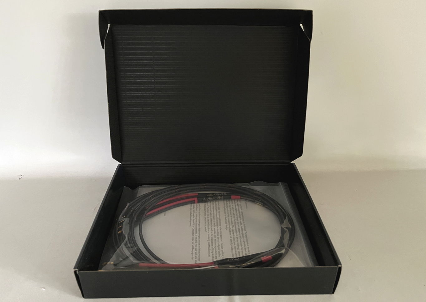 Audience Studio ONE SPEAKER CABLES, 2.5 METERS, BANANAS...