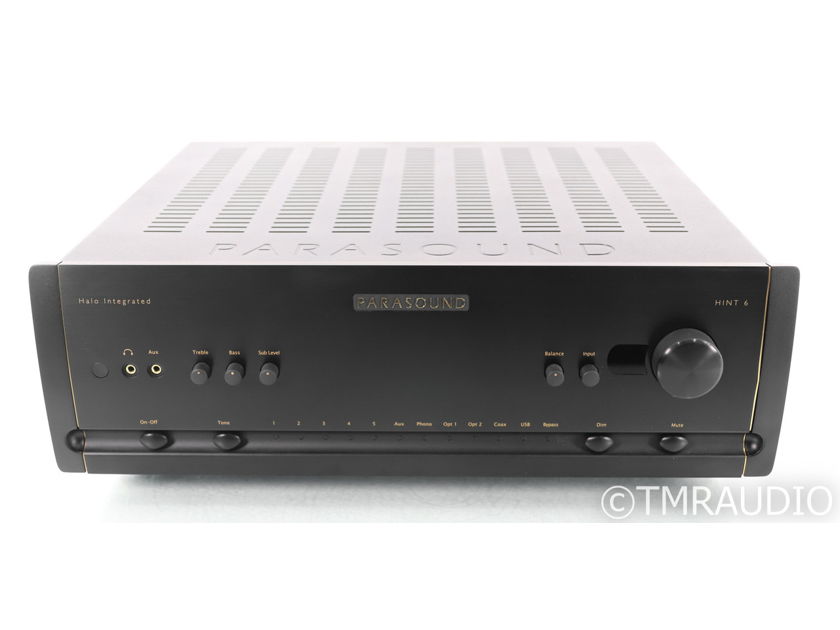 Parasound Halo HINT 6 Stereo Integrated Amplifier; DAC; Remote; Black (44446)