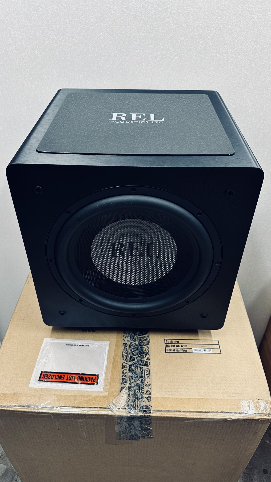 REL Acoustics HT/1205 HT1205 HT-1205 MKI Black Subwoofe...