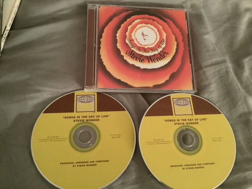 Stevie Wonder 2CD Set Tamla Records  Songs In The Key Of Life