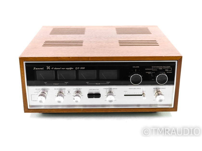 Sansui QS-500 Vintage 4 Channel Power Amplifier; QS500; Quadraphonic - Excellent (28492)