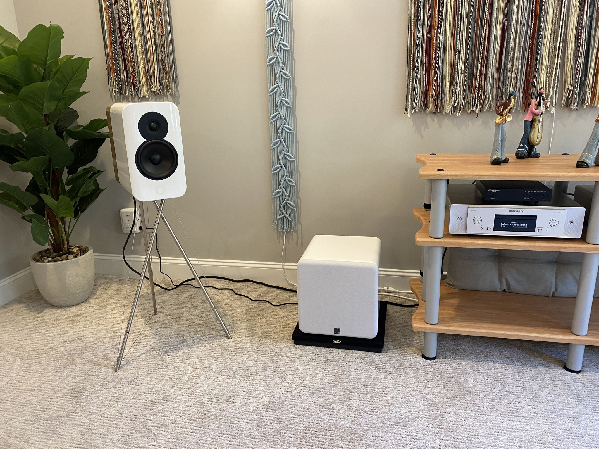 Q Acoustics Concept 300 Speakers with Stands & SVS SB10... 8