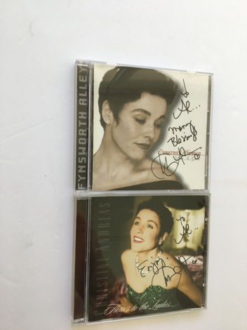 Christine Andreas  2 cds signed 2002