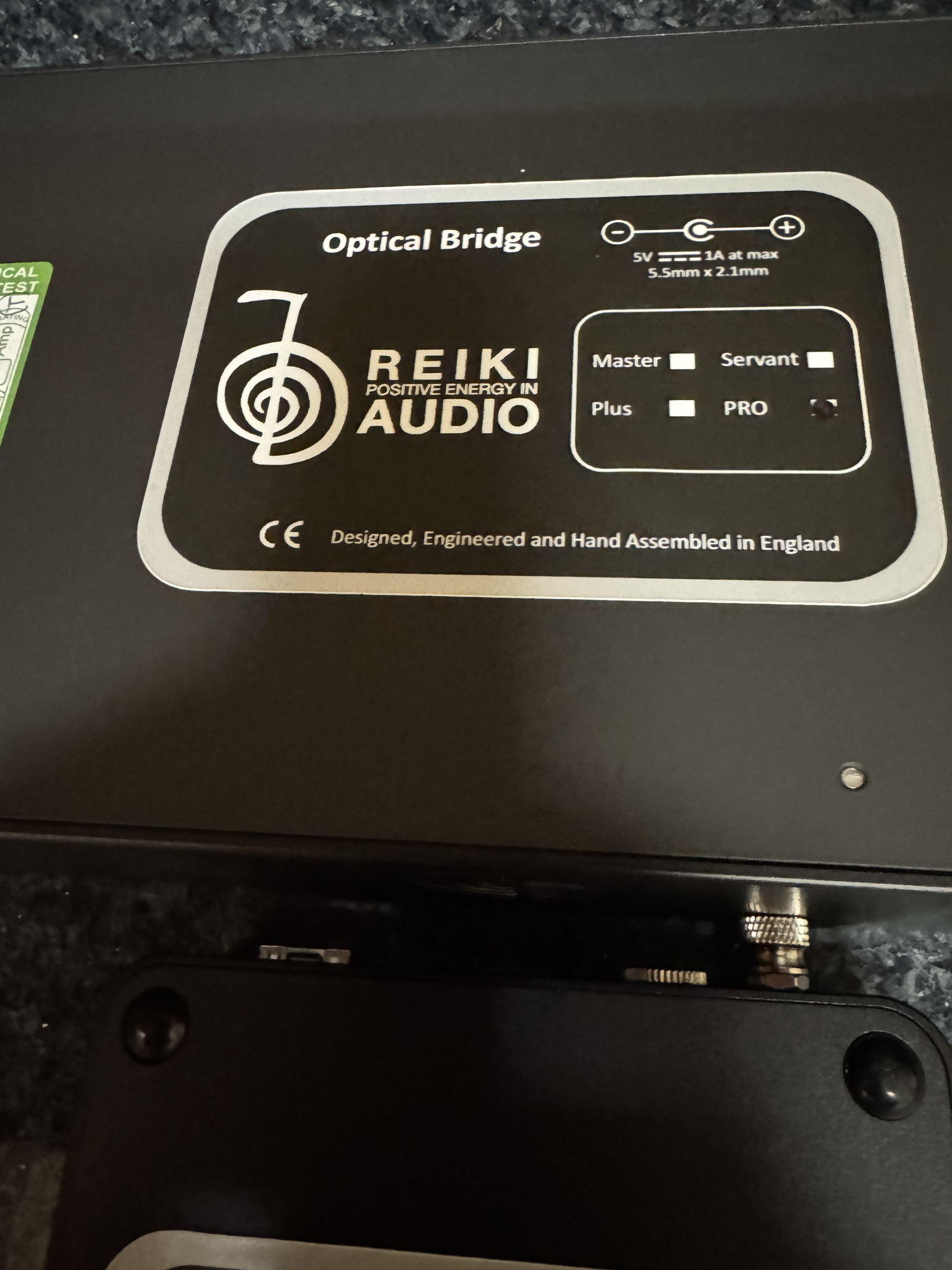 Reiki Audio Optical Bridge for Streaming 2