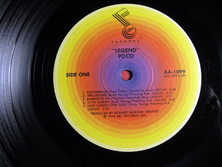 Poco - Legend 1978 NM- ORIGINAL VINYL LP ABC Records AA... 5