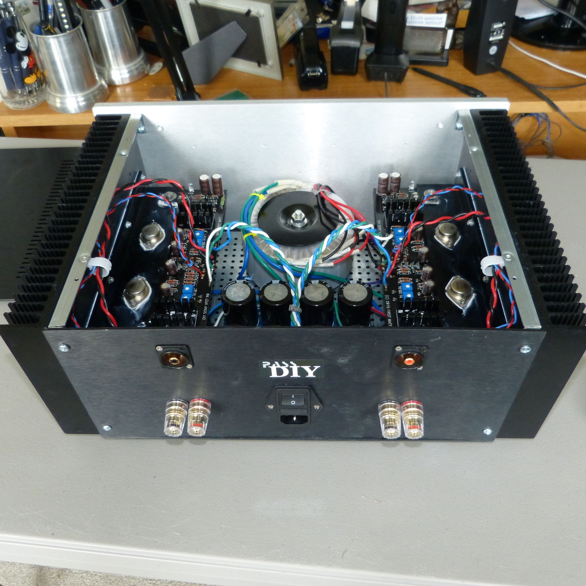 PassDIY / Sony VFET Amp back panel