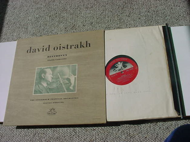 David Oistrakh Beethoven - violin concerto lp record  A...