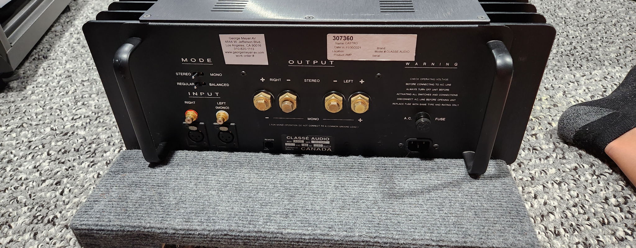 Classe Audio CA-300 (fully re-capped) 6