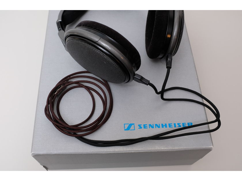 Sennheiser HD-650 (Titanium), Custom OCC Neotech cable
