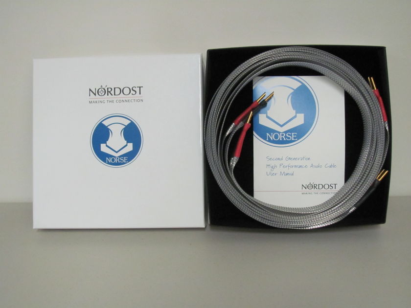 Nordost Tyr 2 Four meter speaker cables with Z-Plugs