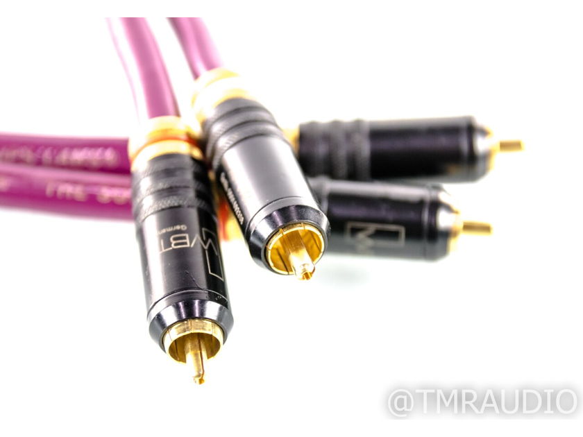 JPS Labs Superconductor 3 RCA Cables; .5m Pair Interconnects; WBT Terminations (23586)