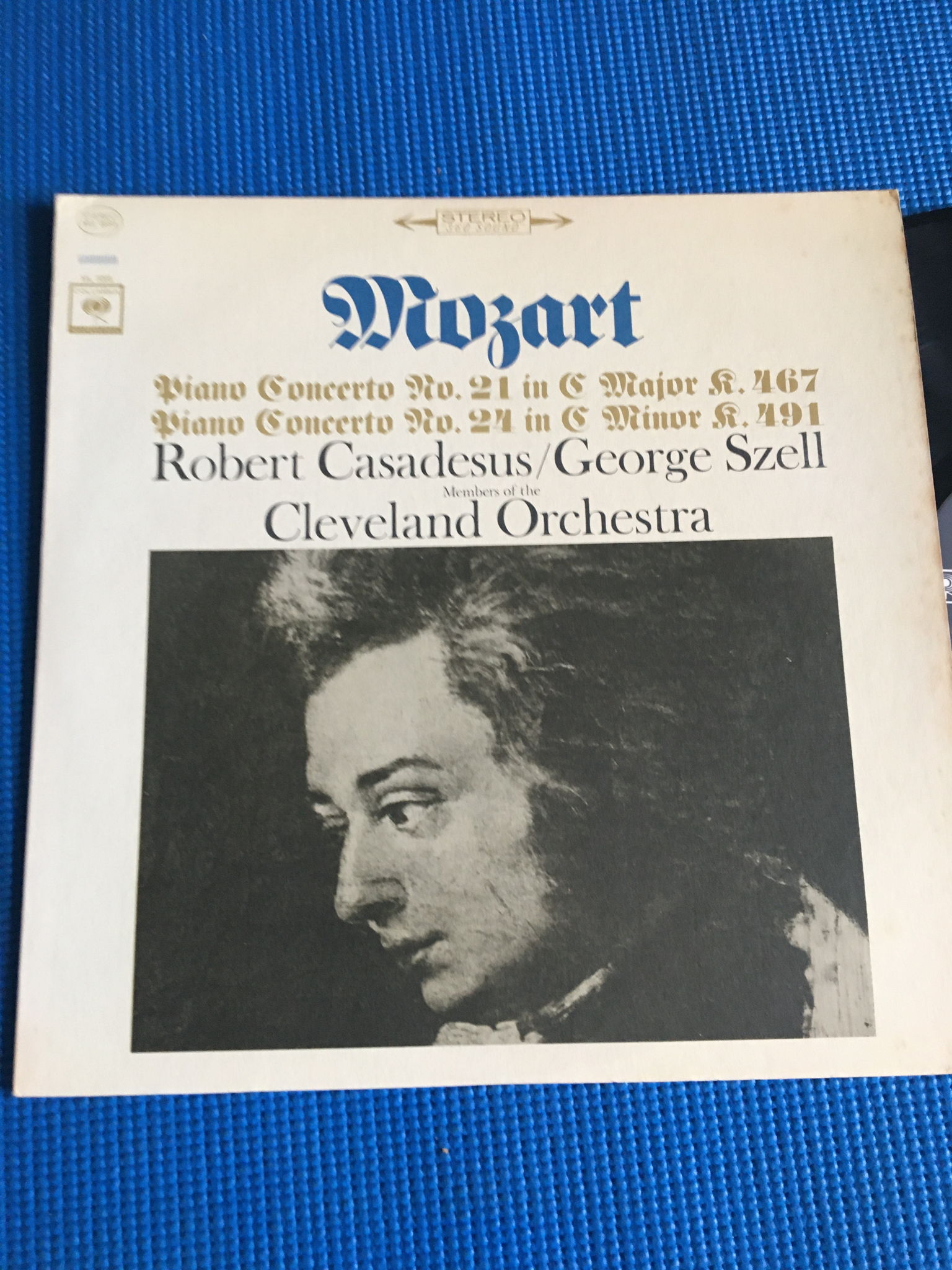 Mozart Casadesus Szell Cleveland orchestra  Lp record p...