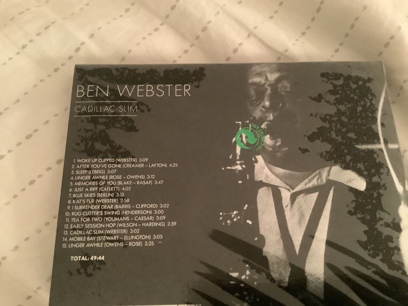 Ben Webster Sealed Japan CD  Cadillac Slim